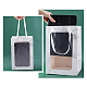PandaHall Marble Gift Bags Tote Paper Bags with Transparent Window ABAG-WH0005-46C-05-5