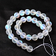 Dyed Synthetic Moonstone Round Beads Strands G-L376-12mm-A08-2