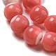 Fili di perline di conchiglia trochus naturali tinti BSHE-G034-25A-4