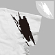カスタムアクリル絞り染めテンプレート  塗装用品  ファンシェイプ  落書き模様  20x20x0.25cm  2個/セット DIY-WH0347-055-3