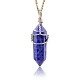 Lapis-lazuli naturelles ont fait pendentifs G-N0062-03-2