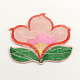 Blume Kostüm Zubehör EDV-Stickerei Tuch Eisen auf Flecken AJEW-S057-074-2
