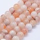 Chapelets de perles en agate naturelle de fleurs de cerisier G-I206-01-10mm-2