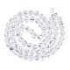 Placcare trasparente perle di vetro fili EGLA-N002-34C-C03-2
