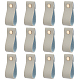 Poignées de tiroir en cuir rectangulaires AJEW-WH0251-77A-1