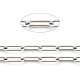 304 Stainless Steel Paperclip Chains STAS-H111-04P-B-2