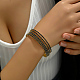 Real 18K Gold Plated Brass Multi Layer Wrap Bracelets RM1445-2-2