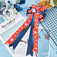 GORGECRAFT Patriotic Bows for Wreath Red Blue White Stars Ribbon Bow Tree Topper Bow for 4th of July Independence Day Memorial Day Labor Day Party Home Wall Fence Indoor Outdoor Door Decorations DIY-WH0304-569-5