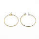 Латунные серьги обруча KK-T032-005G-1
