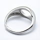 925 Sterling Silber Finger Ring Komponenten STER-G027-02P-2