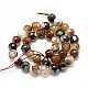 Colored Natural Fire Crackle Agate Beads Strands X-G-R176-8mm-08-2
