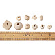 Незаконченные деревянные бусы WOOD-TA0002-14-7