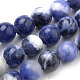Cordes de perles de sodalite Afrique du Sud naturel G-S259-35-10mm-1