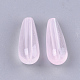 Transparent Spray Painted Glass Beads GLAA-S183-23A-2