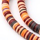 Handmade Polymer Clay Beads Strands CLAY-R089-6mm-T02B-21-6