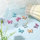 Sunnyclue 1 scatola 10 pezzi fascini della farfalla di vetro fascini di cristallo della farfalla fascino della farfalla all'ingrosso primavera fascino dell'insetto farfalle di strass fascini per la creazione di gioielli fascini artigianato fai da te forniture per le donne GLAA-SC0001-75-4