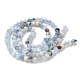 Natürliche Aquamarin Perlen Stränge&nbsp;X-G-L651-C09-4mm-3