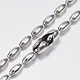 304 Stainless Steel Necklaces NJEW-G307-04-1.5mm-P-2