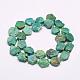 Natural Chrysocolla Beads Strands G-F509-75-2