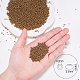 Cuentas de semillas de vidrio opaco ornaland SEED-OL0001-14-07-2