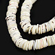 Brins de perles de coquillages naturels de troca SSHEL-N034-163B-3