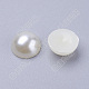 Cúpula semicubierta imitada perla cabochons acrílico OACR-H001-9-2