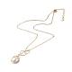 Collana con pendente di perle barocche naturali NJEW-JN03599-01-2