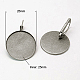 Accessoires dormeuses d'oreilles en laiton KK-I004-P-NF-2