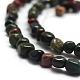Natural Bloodstone Stone Beads Strands G-F465-38-3