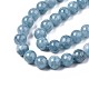 Quartz naturel teints chapelets de perles rondes X-G-R173-8mm-03-6