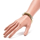 Acrylic Curved Tube Beaded Stretch Bracelet for Women BJEW-JB08438-05-3