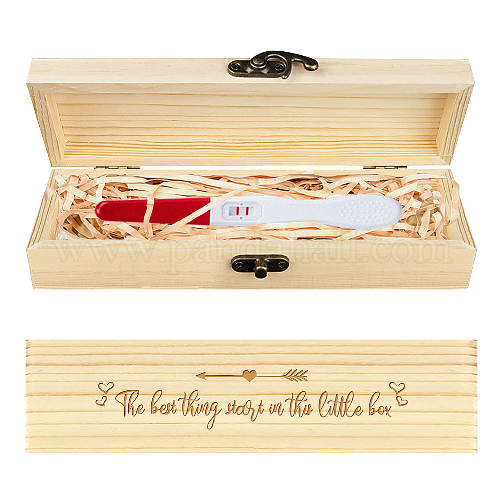 Wooden Pregnancy Announcement Sign – "Having You As A Daddy" Keepsake With Base & Twine For Reveal Gift - View #12