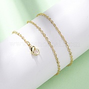 Ожерелья из латунных текстурированных цепочек-кабелей MAK-L045-06G