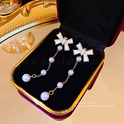 Серьги с кисточками из искусственного жемчуга DX8372-13