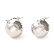 Серьги-кольца из латуни для женщин EJEW-Q770-21P