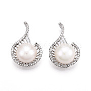 Подвески из натурального пресноводного жемчуга PEAR-N020-07P