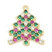 Подвески из кубического циркония с покрытием из латуни KK-R150-06G