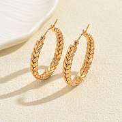 Кольцо с пшеницей KR5657