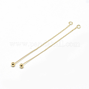Латунные кабельные цепи большие подвески KK-T032-155G