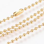 304 Stainless Steel Ball Chain Necklace MAK-R012-01G