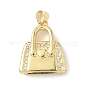 Латунные микро проложить кубического циркония подвески KK-L239-039G