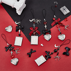 Набор для самостоятельного изготовления ремней для мобильного телефона с бантом&nbsp;DIY-SC0031-06