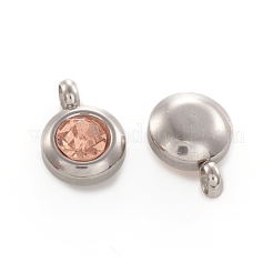 Модные оригинальные цветные подвески из нержавеющей стали марки А со стразами&nbsp;RB-M030-06Z