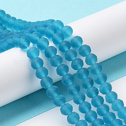 Abalorios de vidrio transparente hebras&nbsp;EGLA-A034-T3mm-MD27