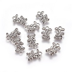 Тибетский стиль кролика сплав очаровывает TIBEP-A14170-AS-RS