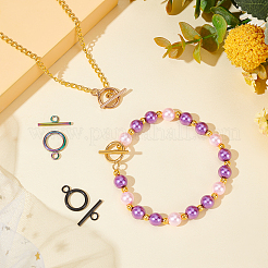 16 комплект из 4-х видов застежек-тоглов с ионным покрытием (IP) из нержавеющей стали 304 STAS-DC0001-18