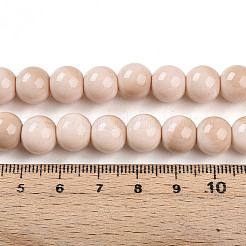 Выпечка окрашенные стеклянные бусины&nbsp;X1-DGLA-N012-10mm-07