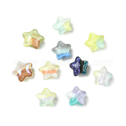 10шт 10 цвета прозрачные акриловые бусины&nbsp;OACR-CJ0002-62