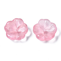 Прозрачные стеклянные бусины из искусственного нефрита GLAA-Q089-003-E004