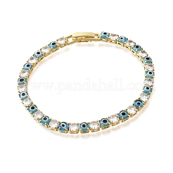 Латунные эмалевые браслеты и подвески BJEW-Z094-02G-01B